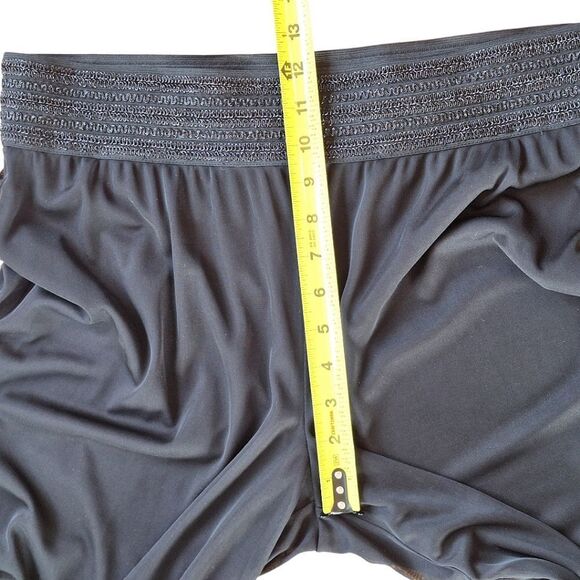 I.N. Studio Chiffon Palazzo Pants Special Occasion Lined Black Wide Leg L Petite - Picture 8 of 13